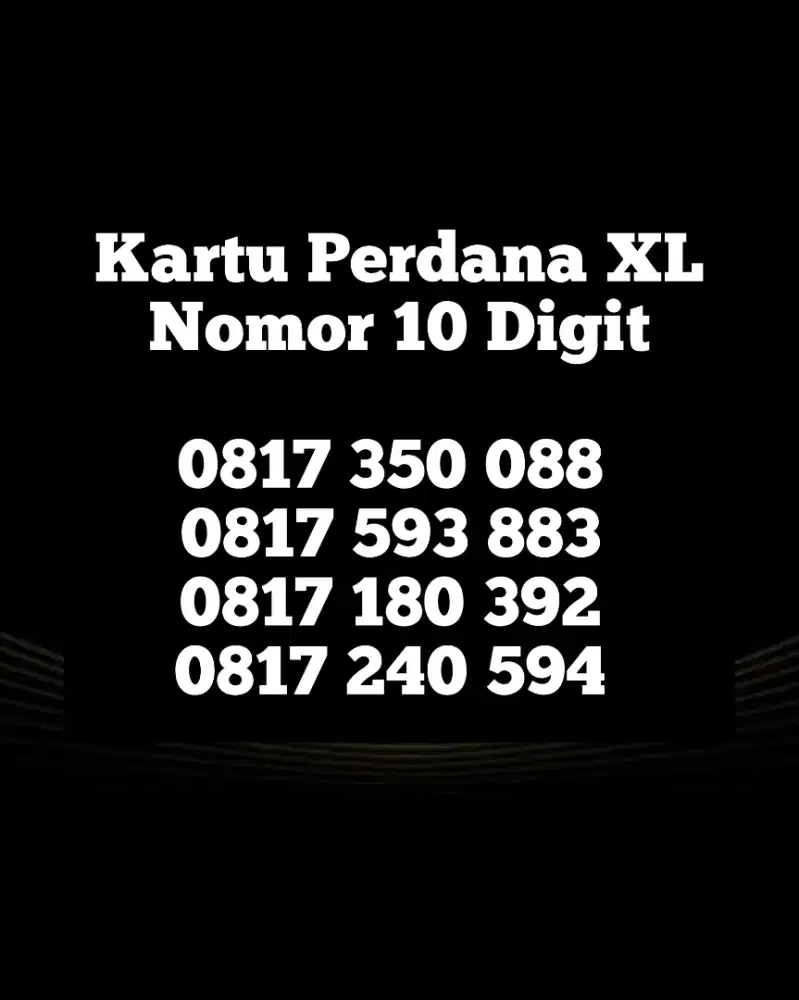 promo nomor cantik 10 digit dan aabb include kuota jumbo