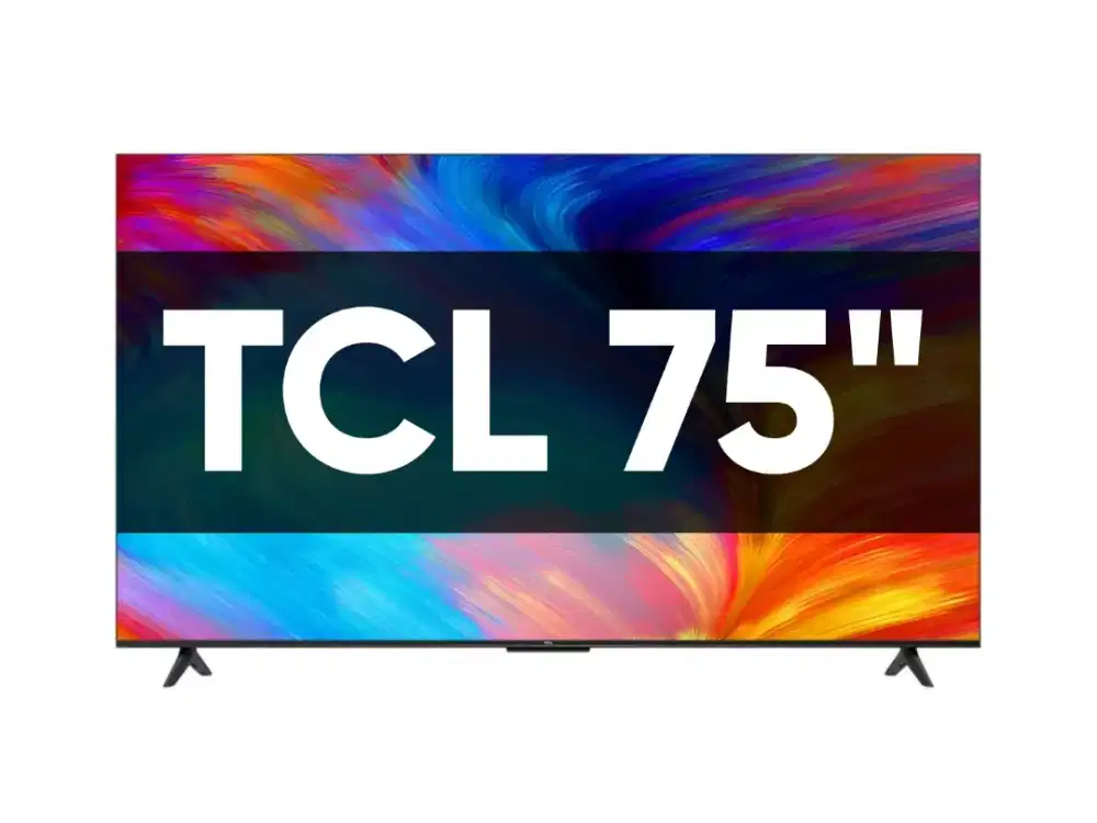 TV TCL 75 inci besar - seperti baru bisa tt sama hp