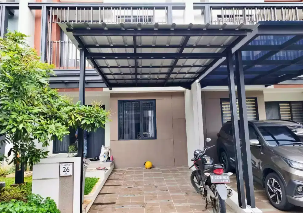 Pasang kanopi baja ringan