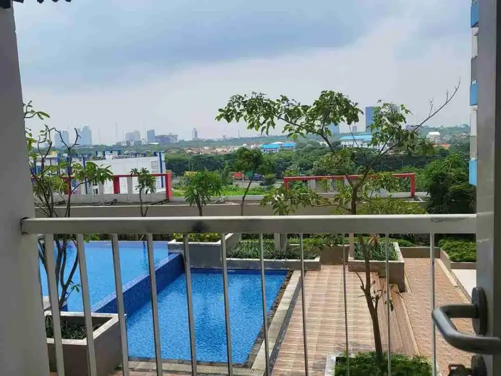 unit spesial lantai 1 hadap kolam, 2br puncak cbd no permai bukit golf pbg