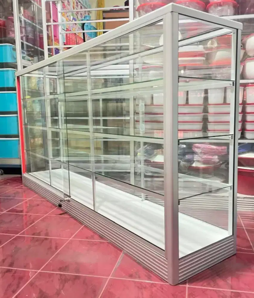 Di Jual Etalase 2M Baru || Kaca full 5mm