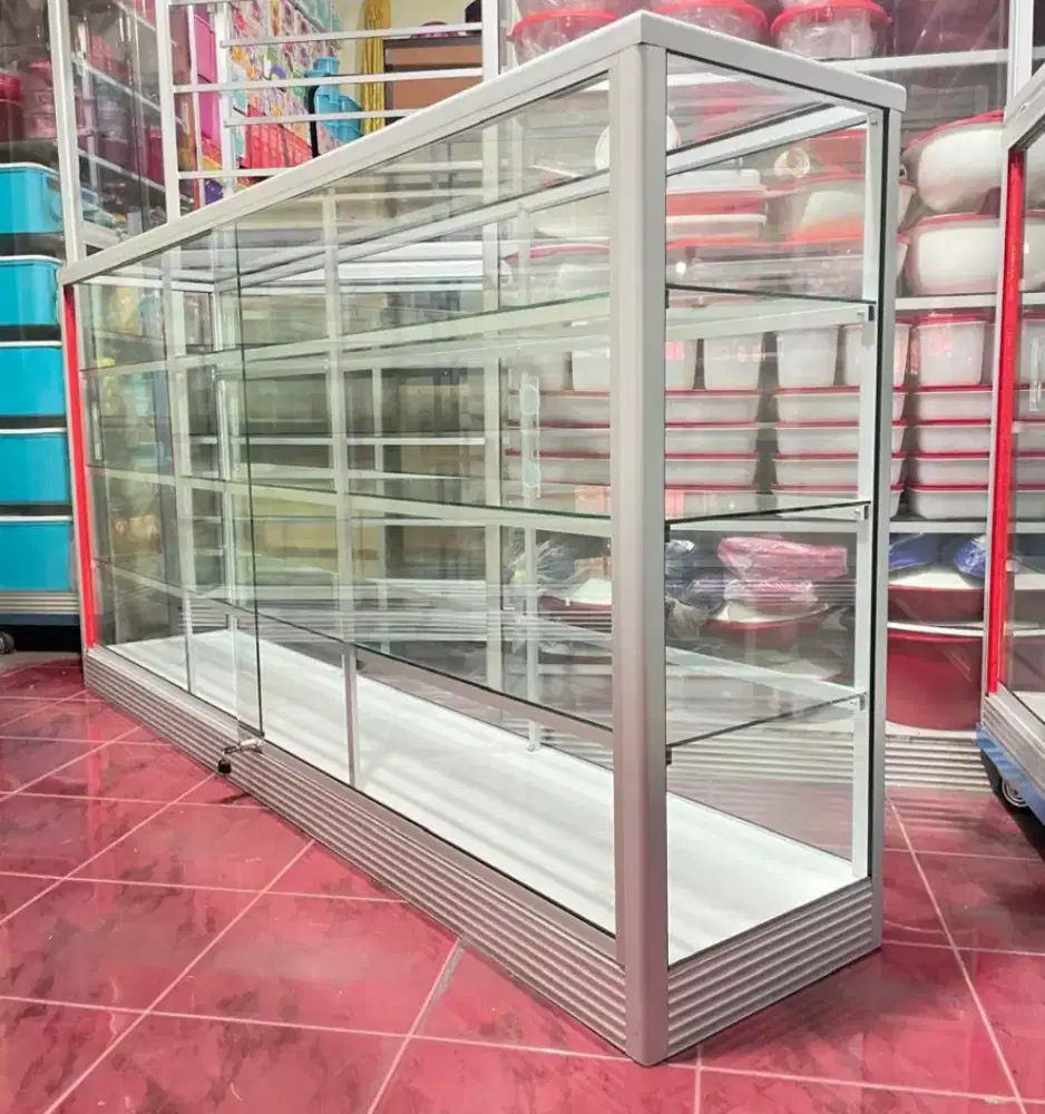 Di jual Etalase 2M Siap Kirim || Kaca full 5mm