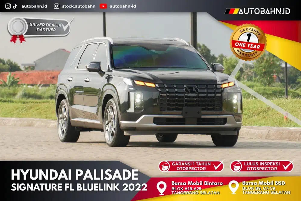 (DP 52jt) Hyundai Palisade 2.2 Signature Facelift Bluelink 2022