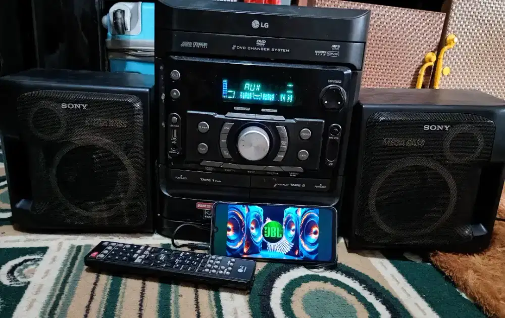 Sound speker compo Lg remot. Aux suara mantap. Lok kemayoran