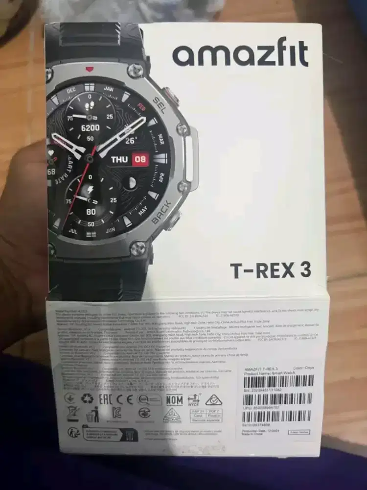 Smartwatch amazfit trex 3 t-rex 3 smart watch gps running strava sport