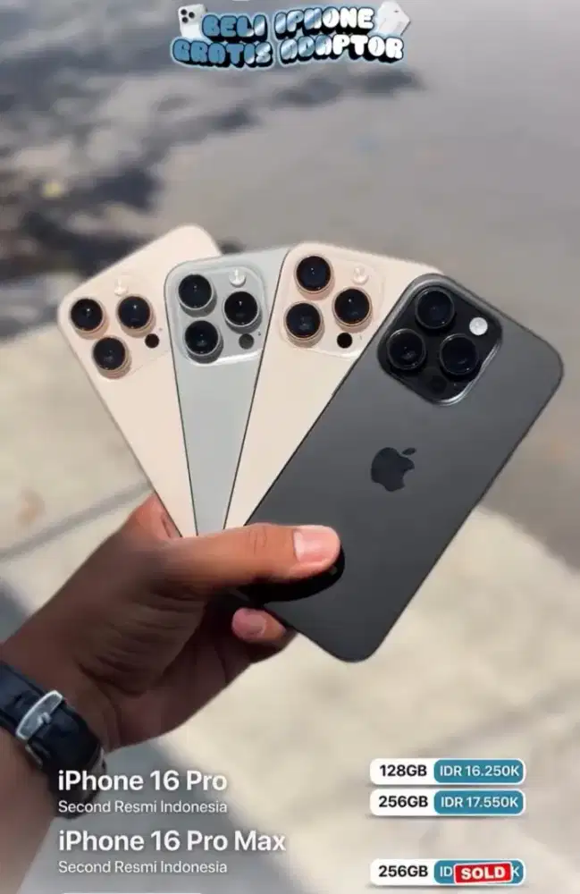 iPhone 16 pro second iBox kredit tanpa DP