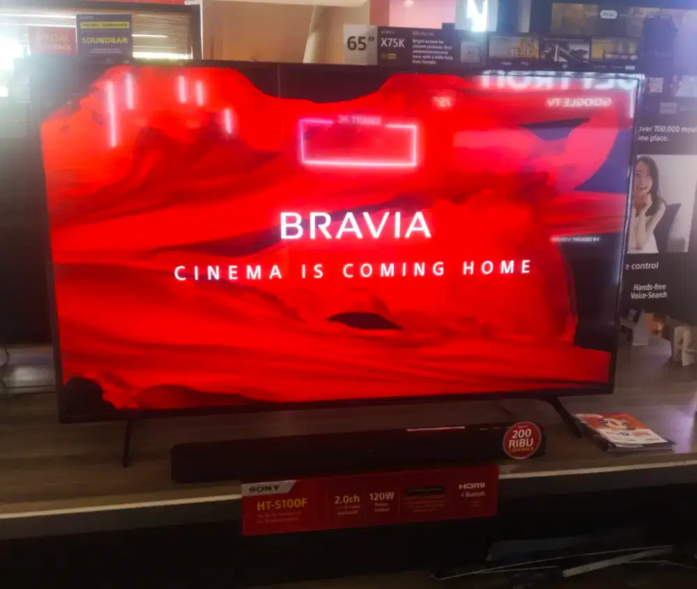 Jual Led TV SONY Google tv 65inch KD-65X75K