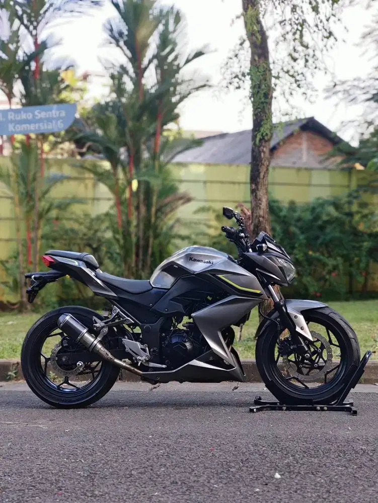 KAWASAKI Z250 FI GREY 2017 PAJAK PANJANG SIAP RIDING