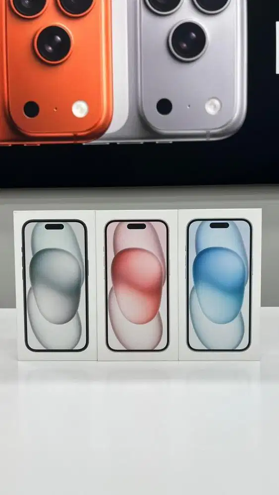 iPhone 15 128/256GB, new,  promo bundling airpods gen 4 tinggal 1juta!