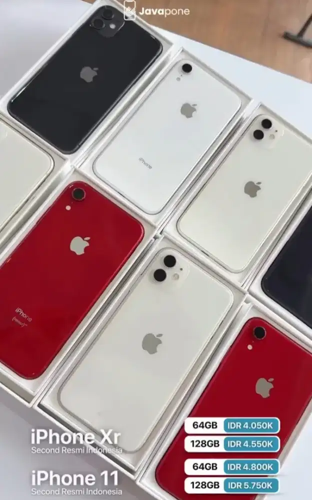 Kredit iPhone xr dan iPhone 11 second iBox tanpa DP