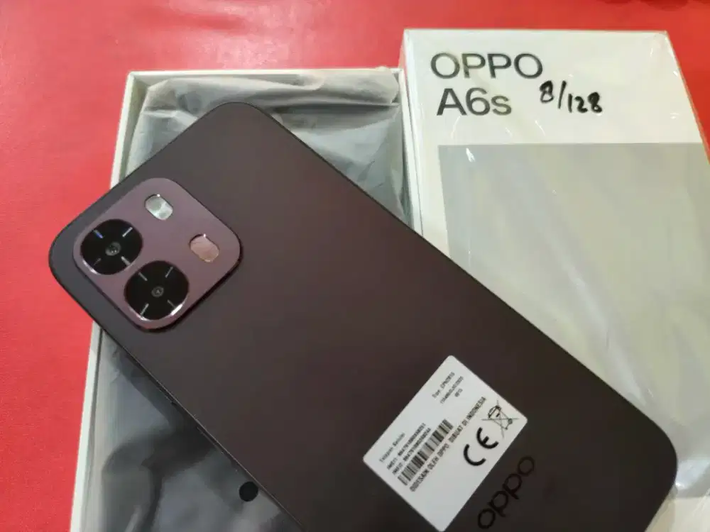 Oppo A6S Ram 8+16/128 bisa bawak berenang lengkap mulus sebulan pakai