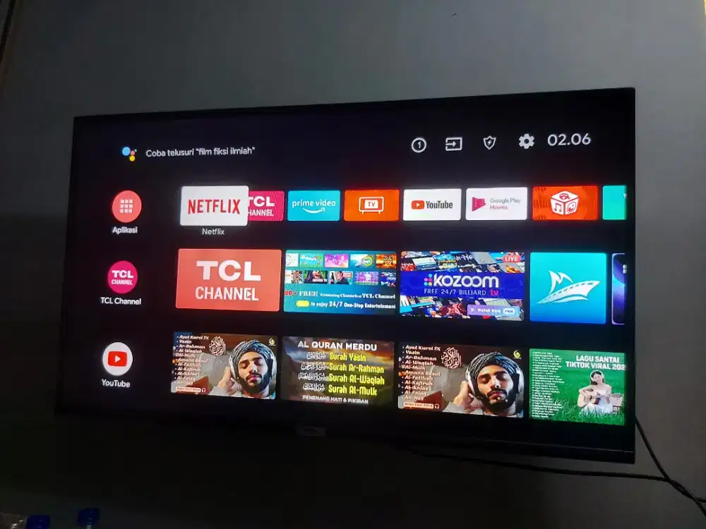 Smart TV  Android TV 40 inch TCL type 40A3
