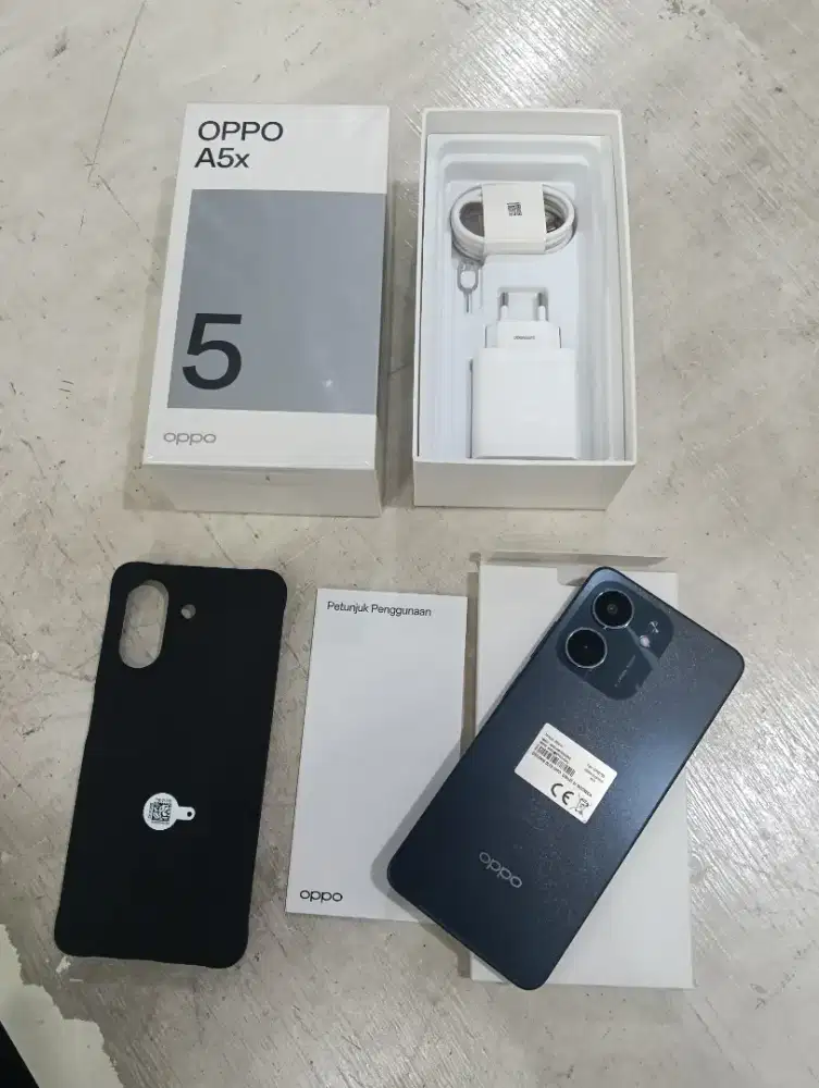 Oppo A5x 4/128 seken murah dan lengkap