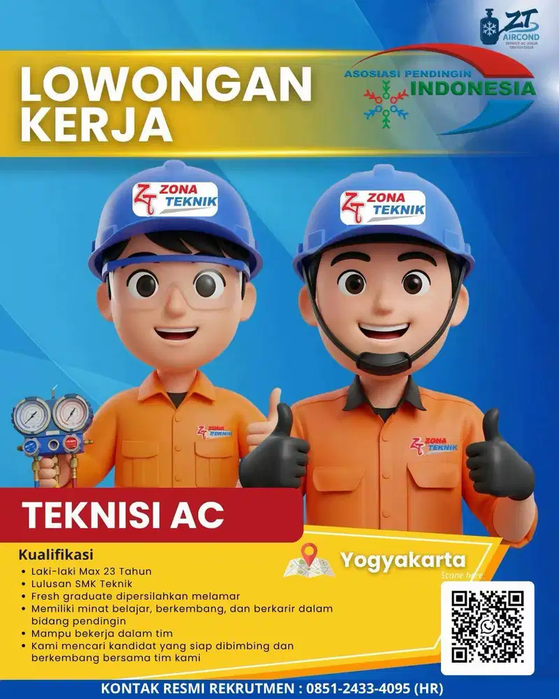 Loker Asisten Teknisi AC
