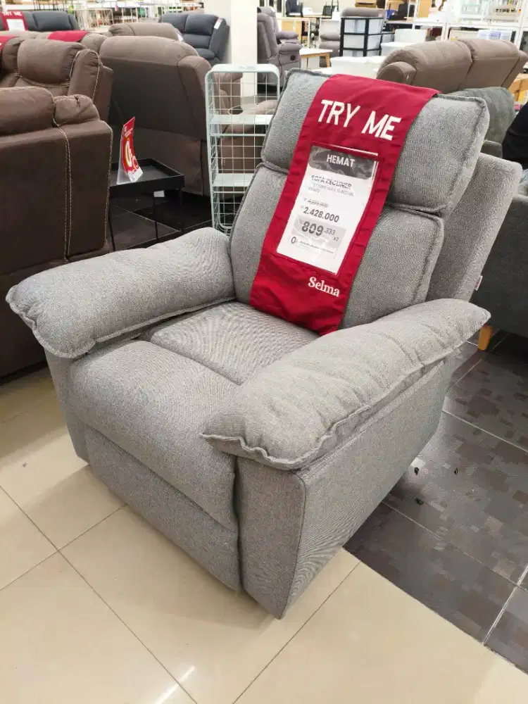 Selma Neo Lorry Sofa Recliner 1 Seater – Duduk Santai Lebih Maksimal!