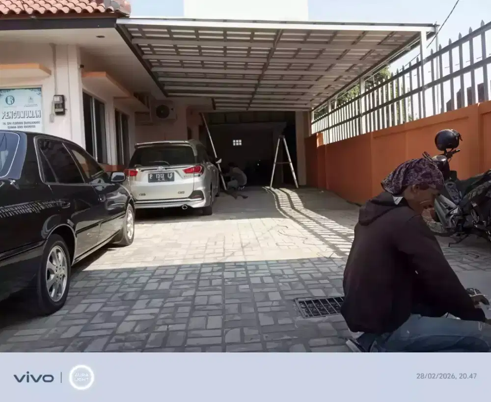 Jasa pasang kanopi baja ringan