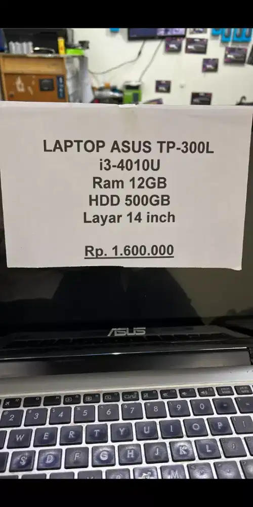 Laptop seken Asus dan Hp