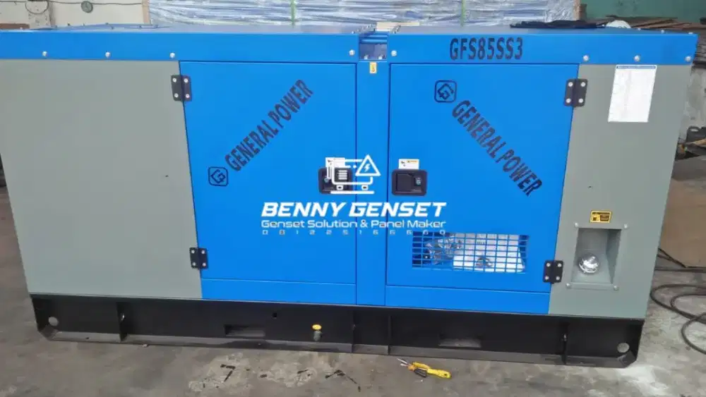 Genset Baru 85kva Builtup
