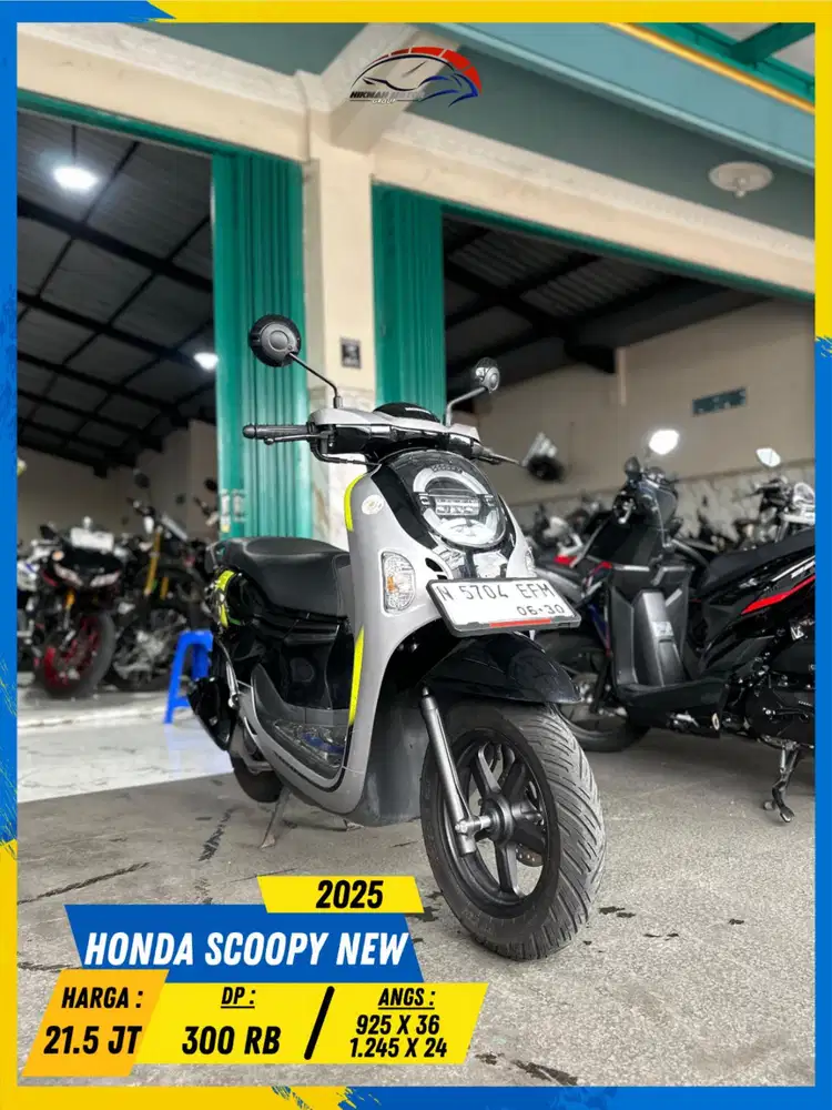 HONDA SCOOPY NEW 2025 BARANG ISTIMEWA HIKMAH MOTOR KEPUH MALANG