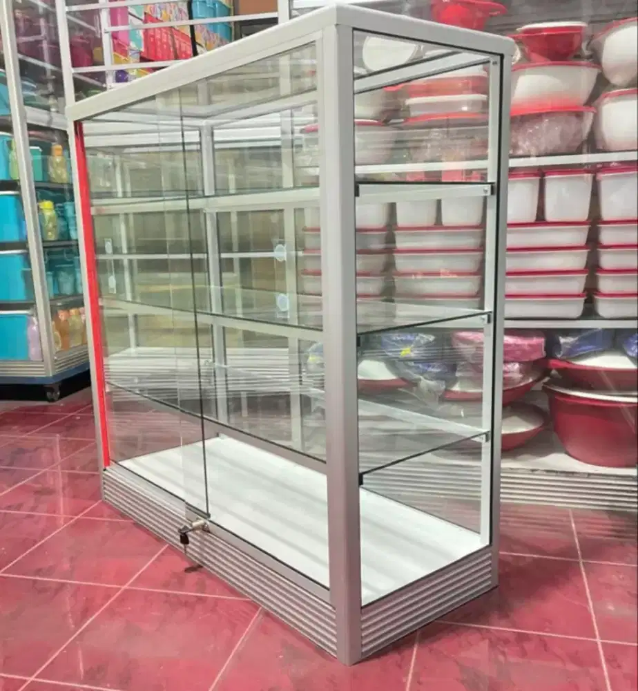 Etalase Panjang 1Mx1M Buat Perlengkapan Usaha