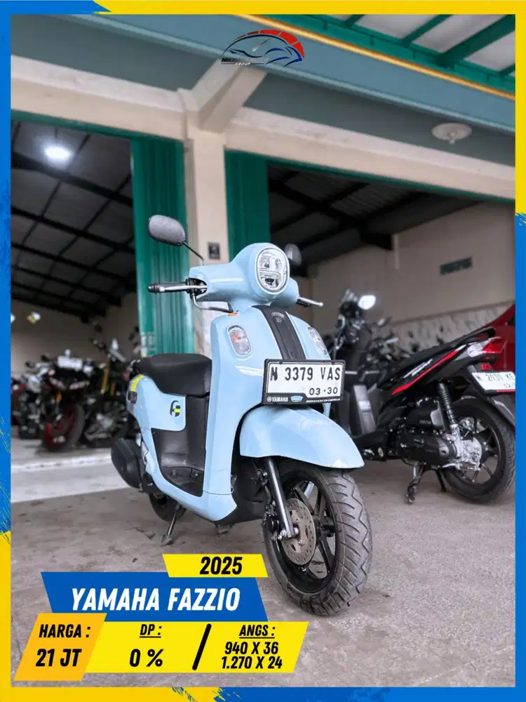 YAMAHA FAZZIO 2025 PAJAK PANJANG MASZEHH HIKMAH MOTOR KEPUH MALANG