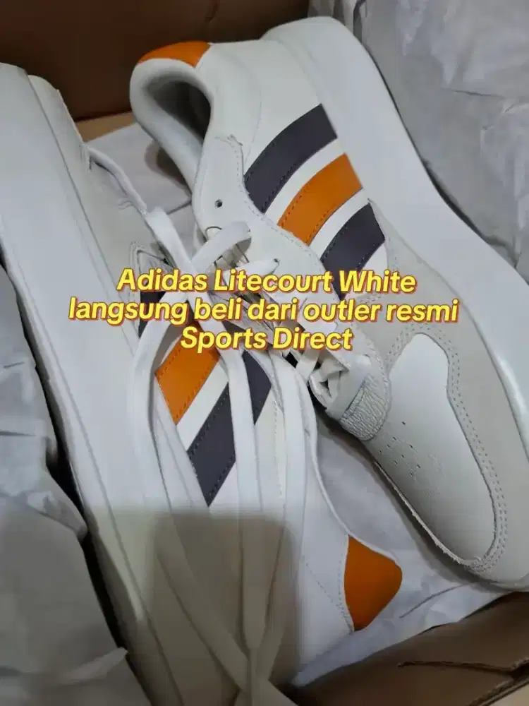 Sepatu Adidas Litecourt White