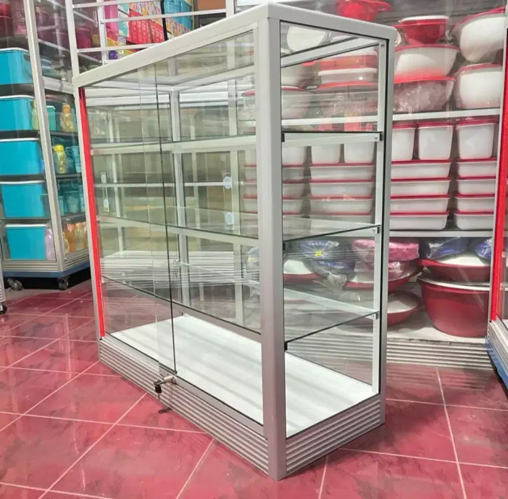 Etalase Panjang 1Mx1M Buat Warung dll.