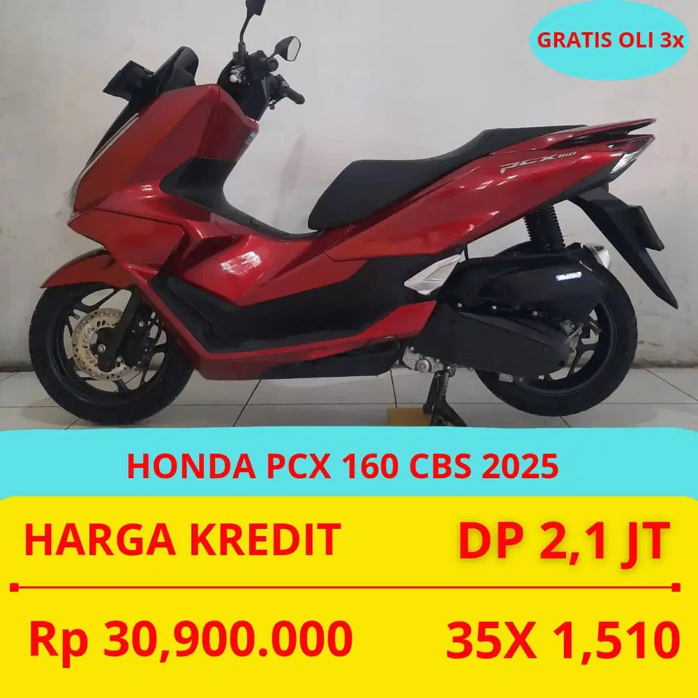 PROMO SUKSES MOTOR HONDA PCX 160 CBS 2025 DP MURAH 2,1 JUTA GUYS