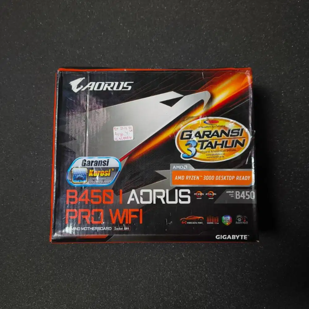 Aorus B450i Pro Wifi Mini ITX Fullset (Rare) Motherboard Gigabyte AMD