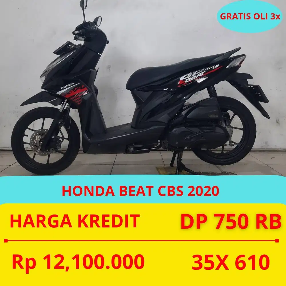 PROMO SUKSES MOTOR BEAT CBS 2020 DP MURAH 750 RIBU GUYS