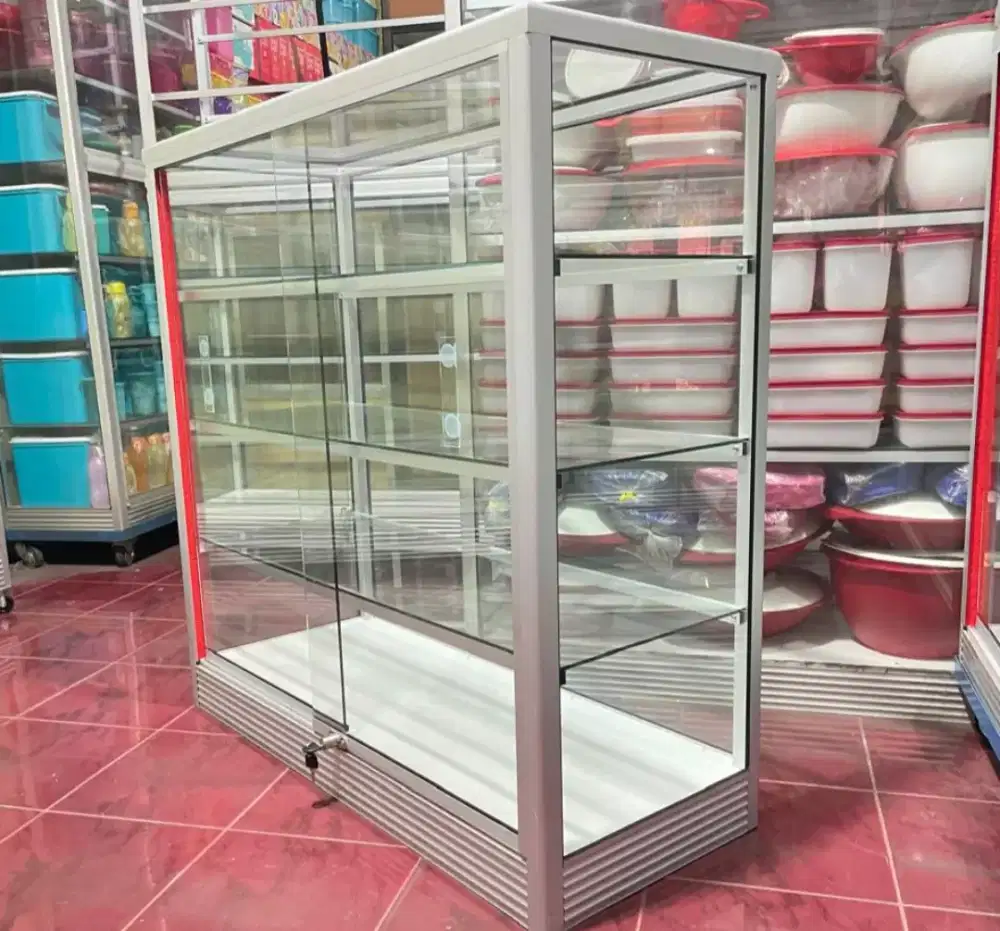 Etalase Panjang 1Mx1M Untuk Agen,Toko,Warung