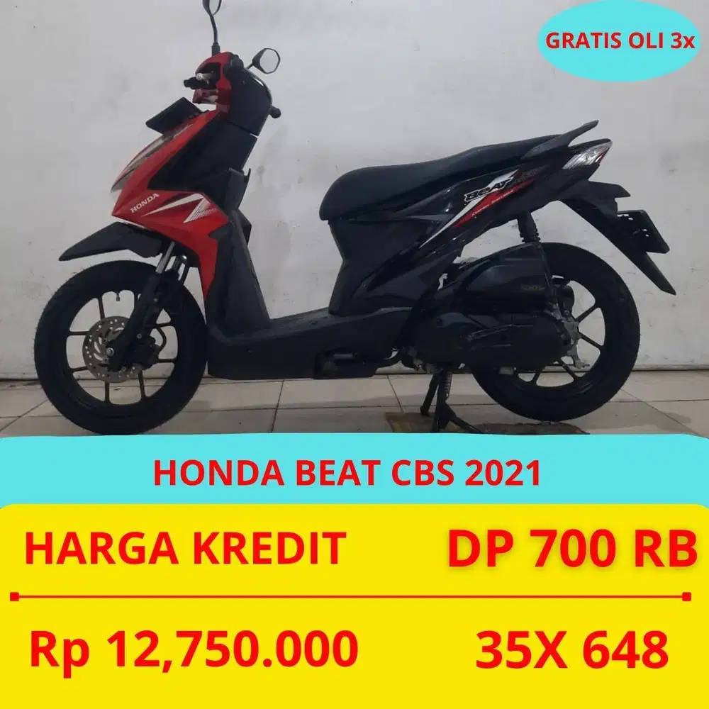 PROMO SUKSES MOTOR HONDA HONDA BEAT CBS 2021 DP MURAH 700 RIBU GUYS