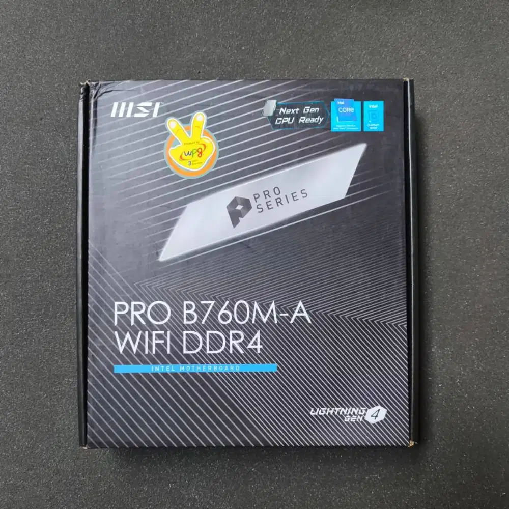 MSI PRO B760M-A WIFI DDR4 Fullset (Garansi ON) (Motherboard mATX Intel