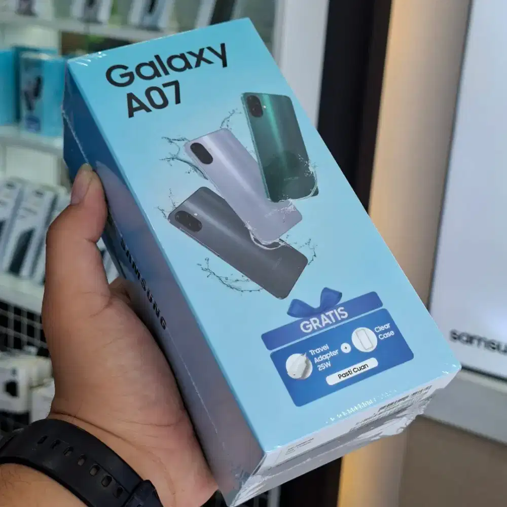 DAPATKAN GARTIS CLEAR CASE DAN ADAPTOR CUMA DI SAMSUNG A07