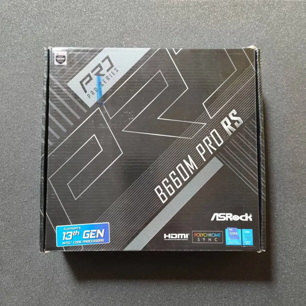 ASRock B660M Pro RS Fullset (Garansi ON) (Motherboard mATX Intel LGA17