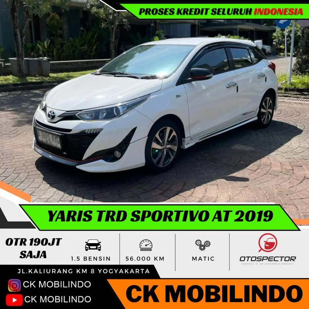 Toyota All New Yaris TRD Sportivo Matic 2019 DP Minim Kredit Murah
