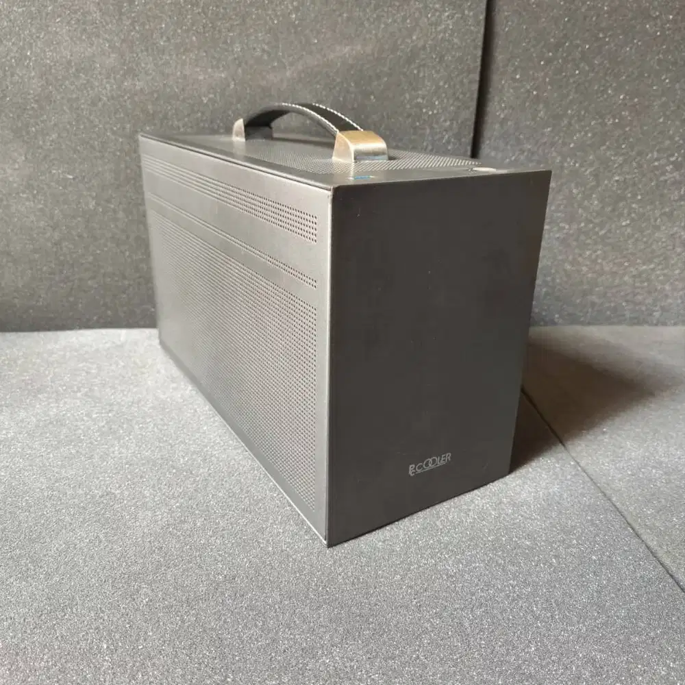 Case SFF 7 Liter PCCooler i100 Pro Grey Box (Case Mini ITX) with Handl