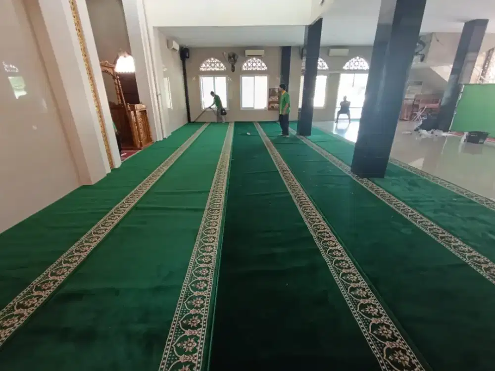 JUAL KARPET MASJID SEMI IMPORT TEBAL DAN HALUS