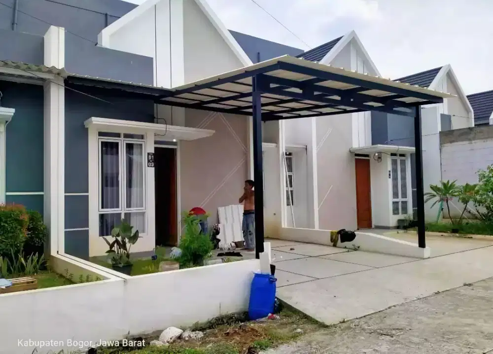 Pasang kanopi baja ringan