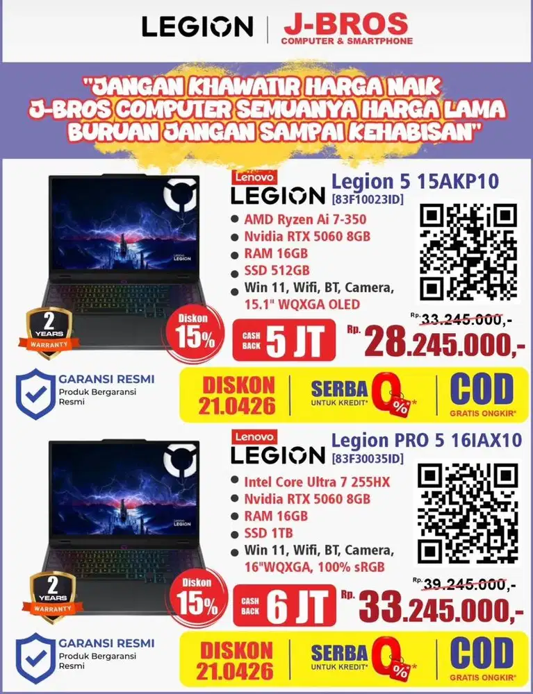 Kredit Laptop Gratis 2X Cicilan