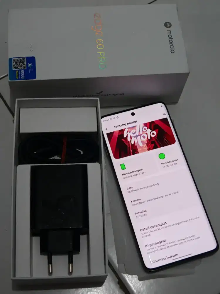 Motorola Edge 60 Pro 5G 12/256Gb bisa Tukar tambah