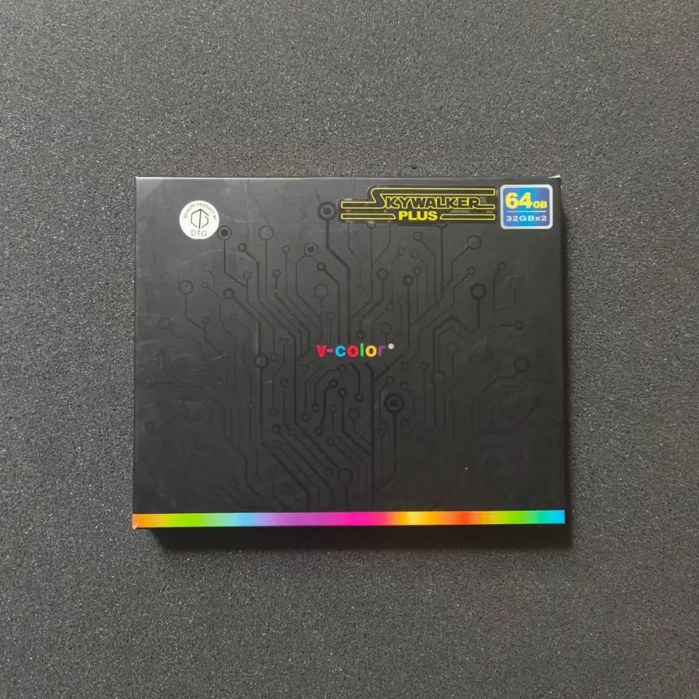 Ram V Color 64GB 3600 Kit DDR4 Fullset (Garansi On) (V-color Skywalker