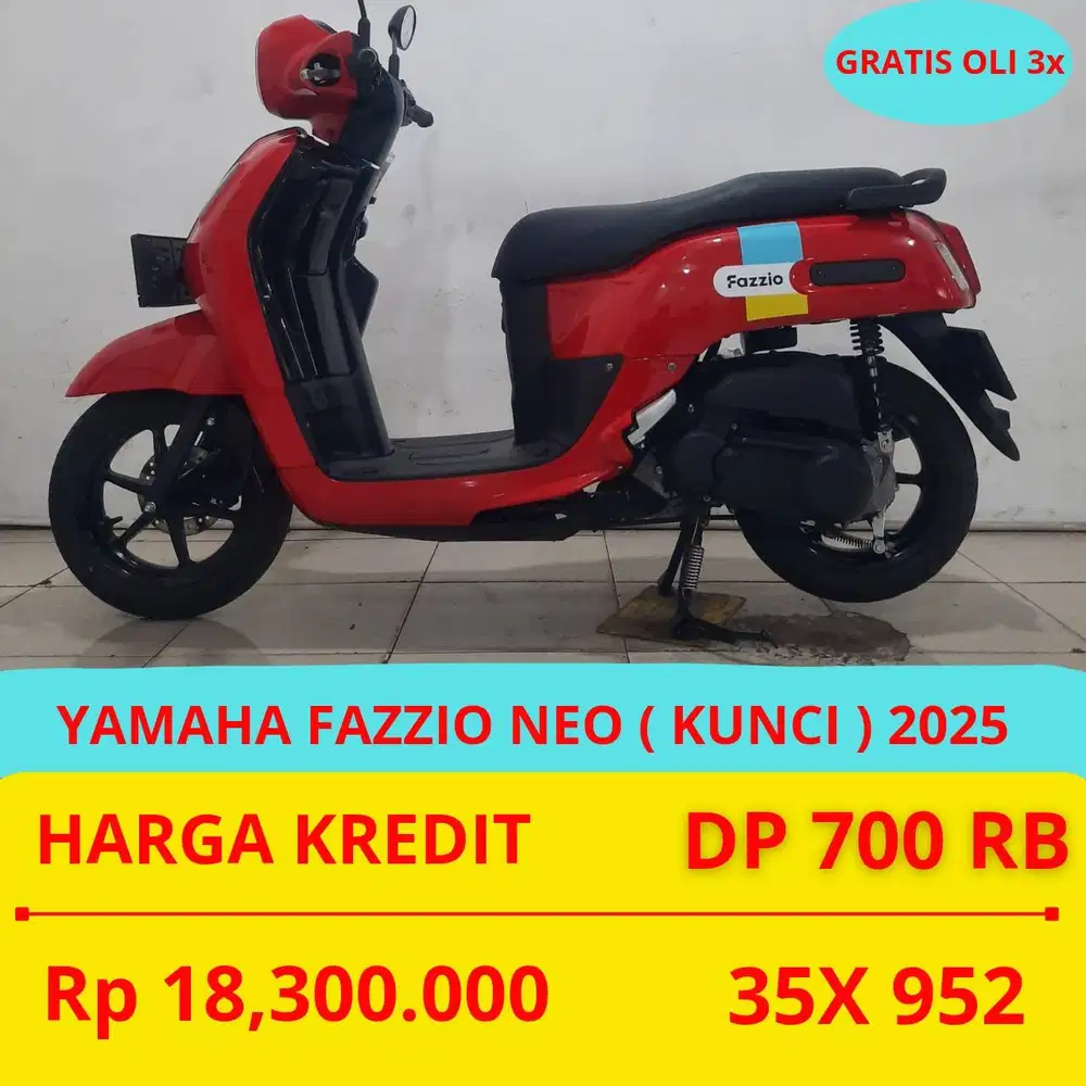 PROMO SUKSES MOTOR YAMAHA FAZZIO NEO ( KUNCI ) 2025  DP MURAH 700 RIBU