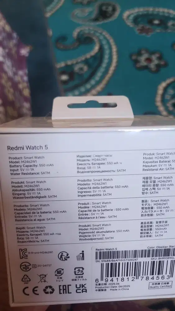 Smartwatch xiamoi watch 5