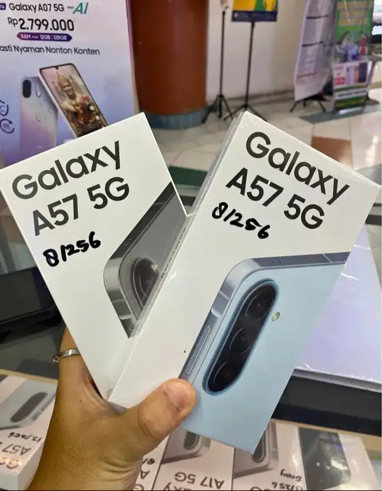 Samsung A57 8/256 baru Free powerbank ori samsung + adaptor 25w ori
