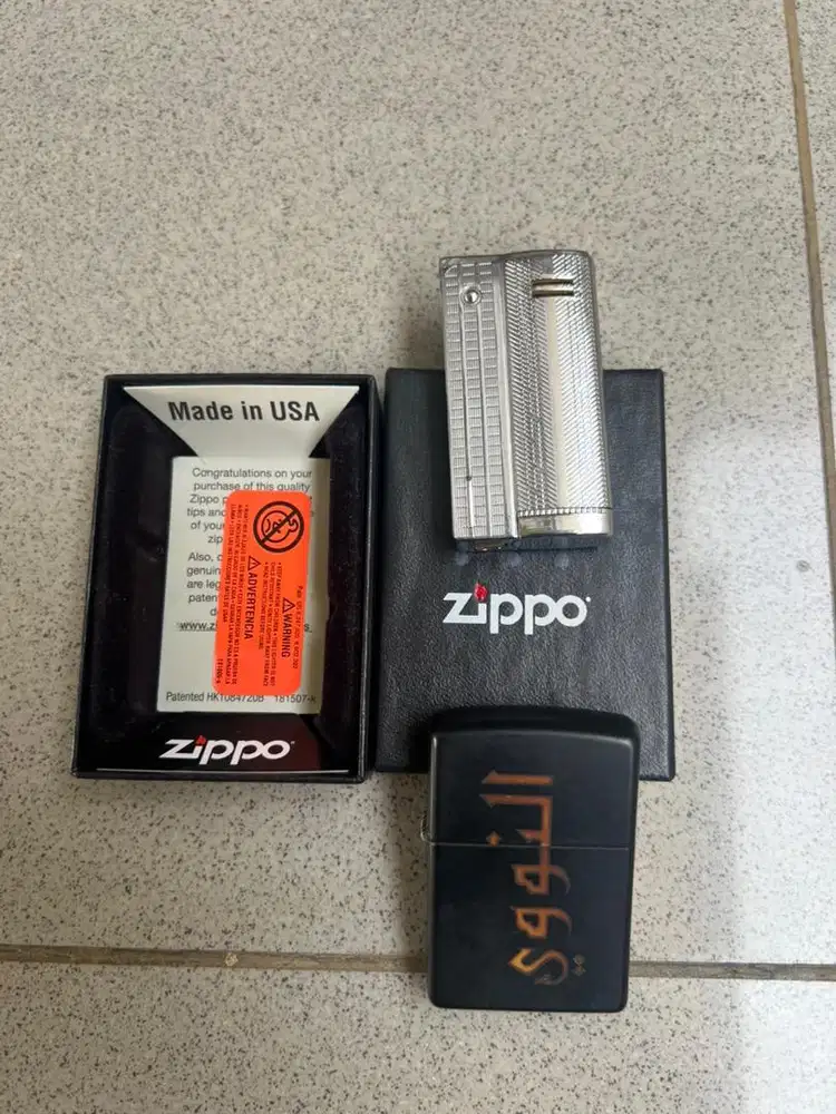 Zippo Original Black Matte + Korek model imco 6800