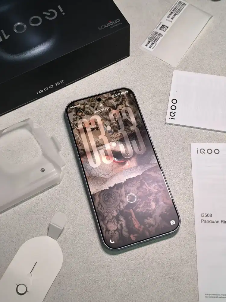 Vivo IQoo 15R 5G ram 12 internal 512 fulset ori like new unboxing