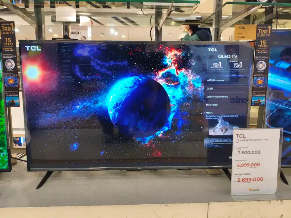 TCL QLED 50T6IC GOOGLE TV 4K