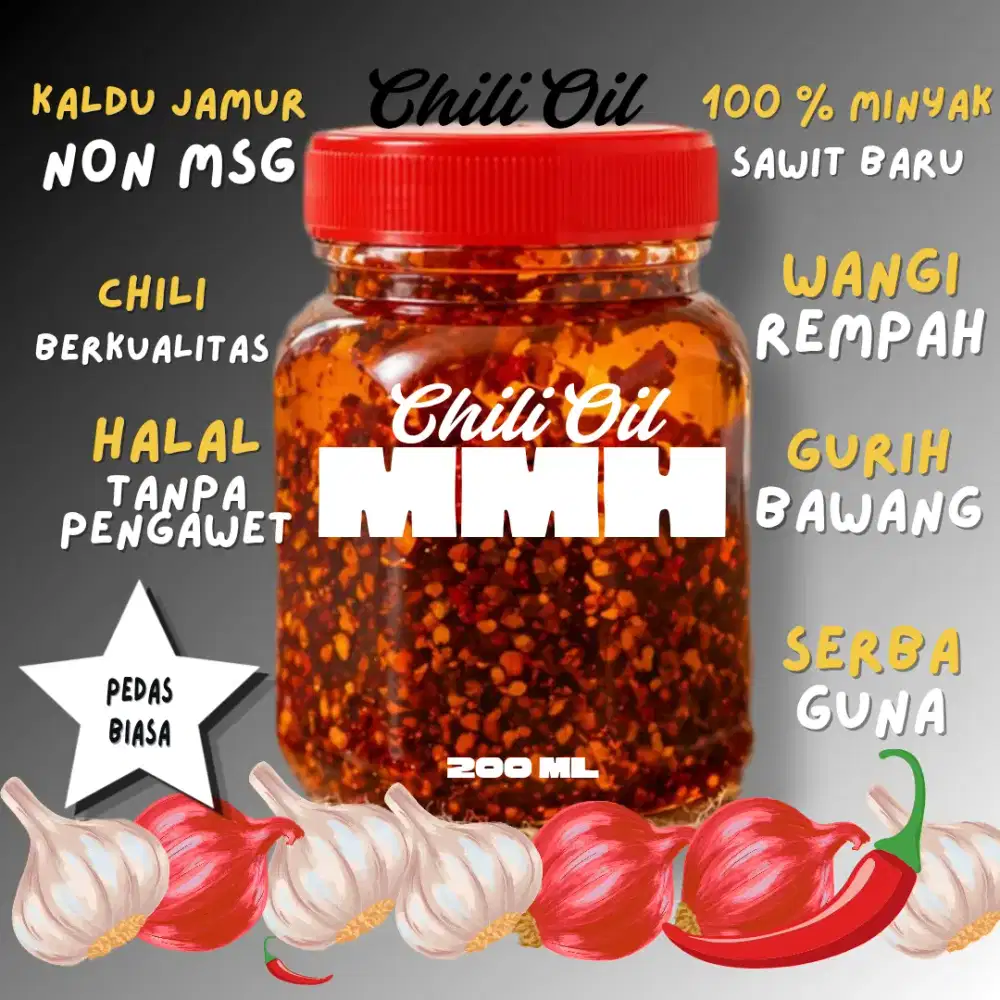 Chili Oil MMH Botol 200 Mili