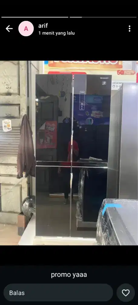 Kredit kulkas 4pintu hanya dengan KTP